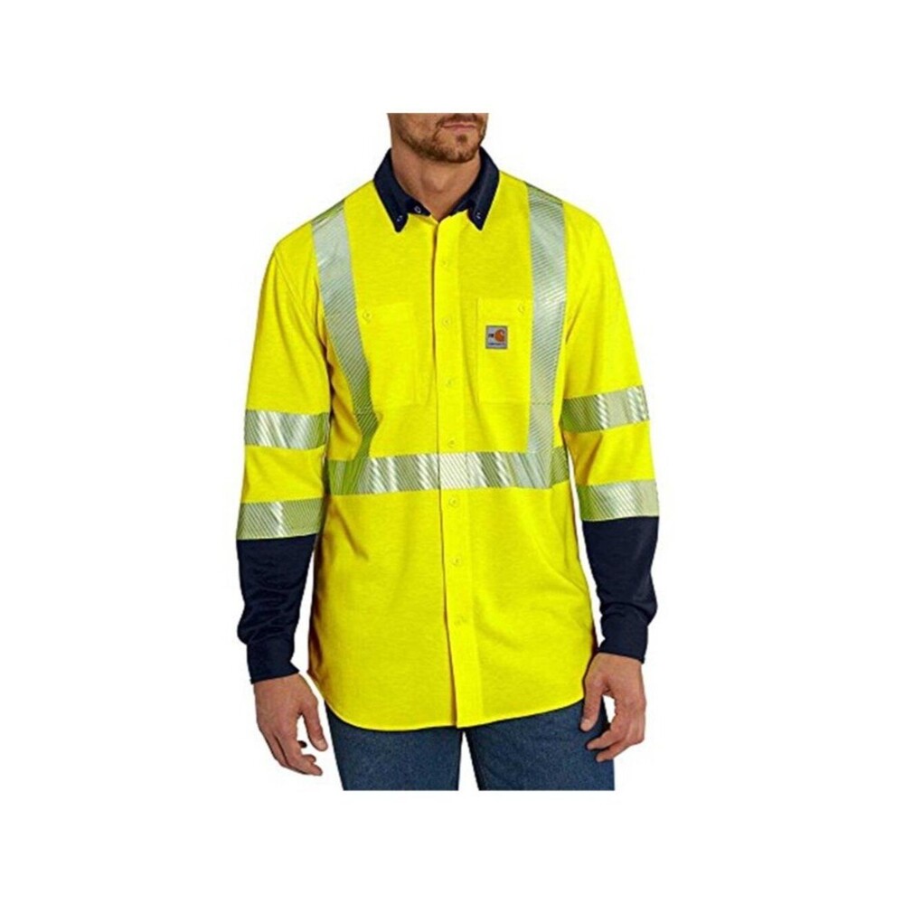 Carhartt Mens Flame Resistant High-Visibility Force Loose Fit Midweight